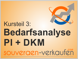 Kursteil 3 Bedarfsanalyse, PI +DKM